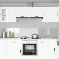 vidaXL Dos de cuisine 2 pcs Transparent 120 x 40 cm Verre trempé
