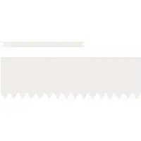 vidaXL Bordure de pelouse, 20 pièces, blanc, 100 x 0,05 x 30 cm