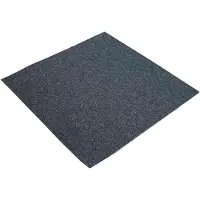 vidaXL Dalle de moquette bleu-gris 50 x 50 cm, lot de 4, en PP et bitume
