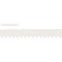 vidaXL Bordure de pelouse, 30 pièces, blanc, 100 x 0,05 x 15 cm