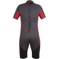 Trespass Argon 3 Mm Short Sleeve Back Zip Shorty Rouge M Homme