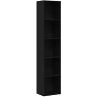 vidaXL Bibliothèque Chêne noir 40x30x189 cm Bois d'ingénierie