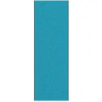 vidaXL Tapis d'entrée Autre Cyan et Noir 120 x 350 cm Polyamide et PVC