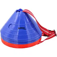 Softee Maxi Training Cones 24 Units Rouge