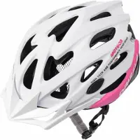 Meteor Drizzle casque de vélo homme femme enfant MTB rollerhelm L 58-61 cm blanc/rose