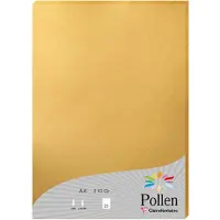 Pollen Clairefontaine Pollen - Or - A4 (210 x 297 mm) - 210 g/m² - 25 feuille(s) papier coloré
