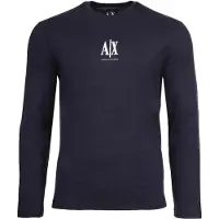 Armani Exchange T-Shirt bleu marine / blanc