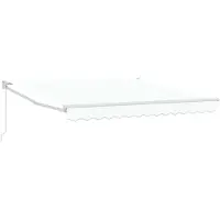 vidaXL Store à rallonge blanc 300 x 250 x 165 cm