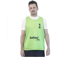 Softee Numbered 16-20 Training Bib 5 Units Vert Senior Homme