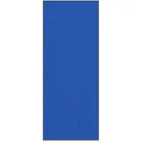 vidaXL Tapis d'entrée Autre Bleu et Noir 120 x 300 cm Polyamide et PVC