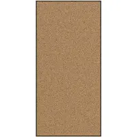 vidaXL Tapis d'entrée Crème et noir 120 x 250 cm Polyamide et PVC