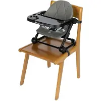 Bebeconfort Moly, rehausseur de chaise enfant, 6 mois-3 ans, 9-15 kg, chaise haute légère portable, compacte et pliable, Tinted Grey