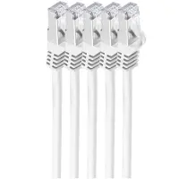 Shiverpeaks BS75515-W-SET5 RJ45 Patchkabel S/FTP, Cat7 VE5, 5m weiß