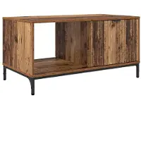 vidaXL Table basse en vieux bois 90 x 49 x 46 cm Bois composite