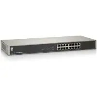 LevelOne GSW-1657 - Commutateur - 16 ports - EN, Fast EN, Gigabit EN - 10Base-T, 100Base-TX, 1000Base-T - 1U (0524718)