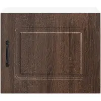 vidaXL , façade pour lave-vaisselle, modèle Kalmar, 2 pièces, couleur marron, imitation bois d'érable