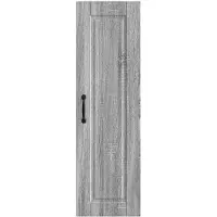 vidaXL Armoire murale PORTO, gris Sonoma, 30 x 31 x 100 cm, aggloméré
