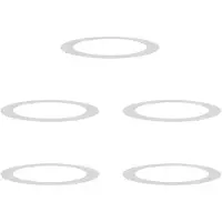 vidaXL adapté aux anneaux d'arbres plats 5 pcs argent Ø90 / 120 cm acier inoxydable