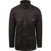 Barbour Veste Cirée Corbridge Rustic Marron taille L