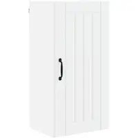 vidaXL Armoire murale LUCCA blanche 40 x 31 x 80 cm en aggloméré