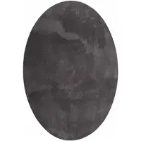vidaXL Tapis HUARTE anthracite 120 x 170 cm 100 % polyester
