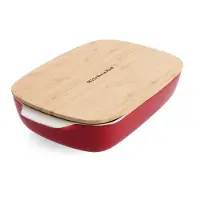 KitchenAid Grand Plat à Four avec Couvercle KitchenAid Empire Red