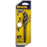 Irwin Foret hélicoïdal pour bois BLUE GROOVE POWER; 22 mm
