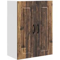 vidaXL Façade de lave-vaisselle Kalmar, bois vieilli, 60 x 31 x 80 cm