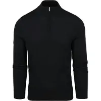 Suitable Merino Half Zip Sweater Black