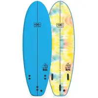 Ocean & Earth , planche de surf "The Bug", 6 pieds, jaune, 182,9 cm. Couleur : jaune, 182,9 cm