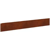 vidaXL Bordure de jardin, 30 pièces, 100 x 15 cm, acier, aspect rouille
