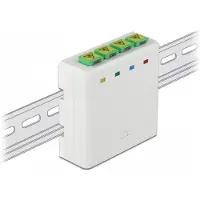 DeLOCK LWL Anschlussdose für Hutschiene 4x SC Simplex