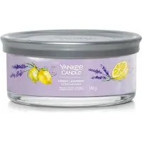 Yankee candle Bougie Parfumée Lemon Lavender Signature 5 mèches Tumbler