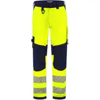 Tricorp 506119 Pantalon De Travail Funct. Stretch High Vis Redefined - Renforts Aux Genoux - FluoryellowInk - 50