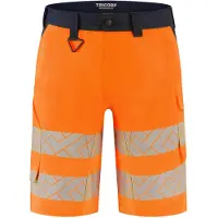 Tricorp 506124 Pantalon De Travail Functional Stretch High Vis - Redefined - Court - FluororangeInk - 50