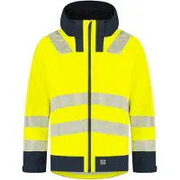 Tricorp 406108 Veste De Pluie Techshell High Vis - Redefined - FluoryellowInk - M