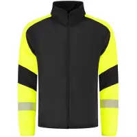 Tricorp 306119 Veste Polaire Réfléchissante Redefined NoirFluoryellow - XL