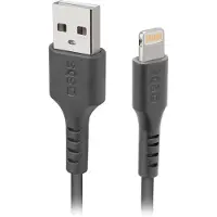 SBS Câble données et recharge USB vers Lightning 1 m Noir