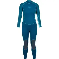 Trespass Lox 3 Mm Woman Long Sleeve Back Zip Neoprene Suit Bleu XL Femme