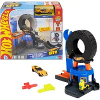 Hot Wheels City JHL75, Set de voitures et de circuit, 3 ans, Plastique, Multicolore