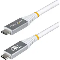 StarTech.com White USB4 Cable - 1.5m (1.50 m, 240 W)