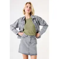 Garcia femme Jupe, XL, Gris