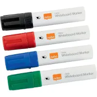 Nobo Glide Jumbo Chisel Tip Chalk Marker 4 Units Multicolore Enfants