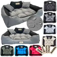 AIO Factory Lit pour chien KINGDOG chenil 75x65 cm personnalisé étanche gris foncé