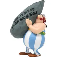 Plastoy Figurine en PVC d'Astérix et Obélix, souvenir d'Armorique, 9 cm