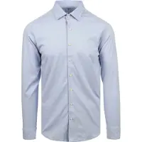 Desoto Chemise Kent Mélangé Sans Repassage Bleu Clair