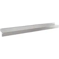 vidaXL Bordure de jardin, 20 pièces, 100 x 10 x 8 cm, acier, argenté