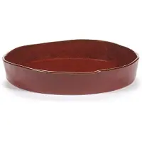 Serax Assiette Profonde Serax La Mère Tableware By Marie Michielssen Rouge Venetian Red M 23 cm