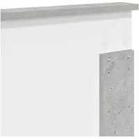 vidaXL Tête de lit gris béton 100 cm en aggloméré
