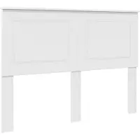 vidaXL Tête de lit blanche 100 cm en bois composite